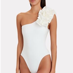 Brand new Maygel Coronel one piece white bathing suit
